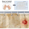 thumbnail image 4 of Funny Christmas Pattern Shower Curtain for Bathroom Shower Curtain Set with 12 Hooks Waterproof Fabric Bath Curtain for Bathtub Restroom Decor, 72 X 72 in, 4 of 6