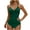 Green, variant on Summer One Piece Bathing Suit For Women Push Up Cheeky Neck Strap Swimsuits Tummy Control Spaghetti Strap Adjustable Swimdress Swxy Causal Swimwear Beach Vacation Bikini 2025
