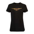 thumbnail image 2 of Harley Davidson Logo Ailes HD Noir Orange pour Femmes P/S (S40), 2 of 5