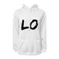 thumbnail image 3 of YUELONGHU Women Casual Hoodie Zip up Hoodie Women Oversized Graphic Couple Plus Thick Hooded Letter Print Solid Color Plus Size Hoodie (Men's) L, 3 of 4