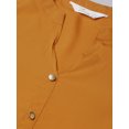 thumbnail image 5 of Zima Leto Women's Mustard Shirt Dress, 5 of 11