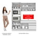 thumbnail image 4 of Cocina Integral Compacta Madesa Livia Sin Encimera ni Tarja Blanco, 4 of 9