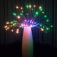 thumbnail image 4 of Luces de cadena de fuegos artificiales Impermeable Lámpara LED de 8 modos Colgando Luces Starburst Decoración al aire libre Multicolor 1pc Sweethay HA000758-02B, 4 of 7