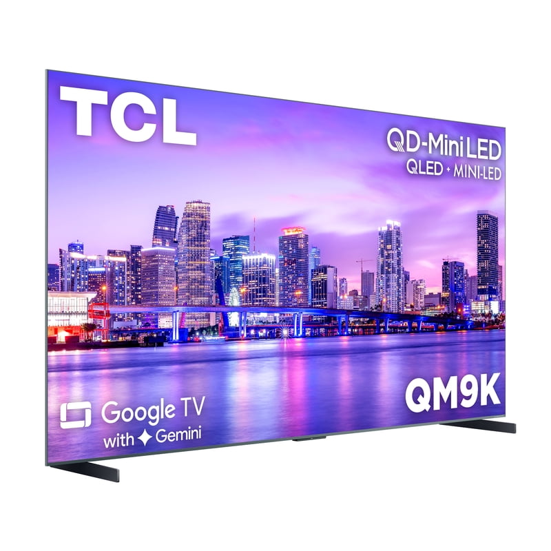TCL 98" Class QM9K Series QD-Mini LED QLED 4K UHD Smart Google TV with Gemini (NEW 2025) - 144Hz, Local Dimming, CrystGlow WHVA Panel - 98QM9K gallery view