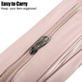 thumbnail image 6 of Unique Bargains Toiletry Bag Large Travel Cosmetic Bags for Women Zipper Clear Portable Makeup Organizer Pink, 6 of 6