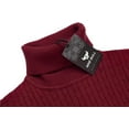 thumbnail image 4 of nine bull Mens Slim Fit Turtleneck Sweater Long Sleeve Basic Pullover Top Casual Knitted Sweater, 4 of 6
