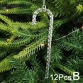 thumbnail image 3 of 12Pcs Glass Icicle Ornaments Christmas Decoration Acrylic Clear Icicles Set Plastic Christmas Tree Ornament Xmas Wedding Party, 3 of 5
