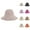Pink, variant on Packable Beach Bucket Hat - Quick Dry UV Protection Sun Hat Travel Women Straw Sun Hat Floral Woven Crochet Bucket Hat Accessories Beach Hat Hand Woven Boho Foldable Cap