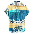 thumbnail image 4 of Hawaiian Shirt For Men, Men's Vintage Button Down Bowling Shirts Short Sleeve Summer Beach Shirt4XL, 4 of 5