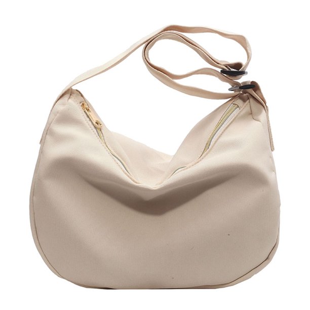 Bolso bandolera de lona para mujer Bolso bandolera de moda Gran capacidad para viajar (Beige) Ehuebsd Para Estrenar