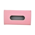 thumbnail image 3 of Porta pañuelos para parasol de coche con clip Organizador de pañuelos Accesorios resistentes Rosa, 3 of 9