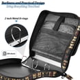 thumbnail image 4 of FORMRS Zipper Binder with Shoulder Strap 2-inch Ring 500 Sheet Capacity File Bag, Beige Geometric, 4 of 5