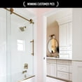 thumbnail image 2 of Vigo VG6022MBCL6066 Elan Hart 66" High X 60" Wide X 2-3/4" Deep Sliding Frameless Shower, 2 of 7
