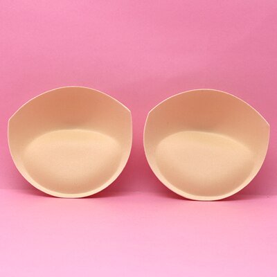 uds./3 pares de almohadillas de esponja para sujetador, Realzador de pechos realzador, relleno de sujetador extraíble, insertos de copas para traje de baño, Bikini, relleno íntimo Tan Jianjun unisex