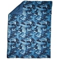 thumbnail image 2 of Dream Factory Ensemble de Douillette Camouflage Géo Armée, Lit Simple, Bleu, 2 of 4