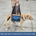 thumbnail image 4 of Azul - Arnés para perros, mochila de emergencia para mascotas, arnés elevador para cortauñas de perros, para lesiones articulares (XL, 1 unidad), 4 of 5