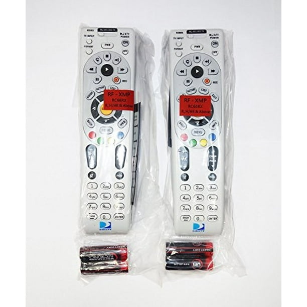 2 pack directv ir / rf universal remote control (rc66rx) Walmart