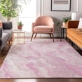 thumbnail image 7 of Addison Rugs Mayfield Premium Machine Washable Transitional Abstract Pink Rectangle Rug, 3' X 5' Machine Washable Transitional Abstract Pink Oversized Sherpa Throw Blanket, 7 of 7