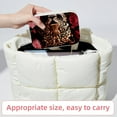 thumbnail image 6 of Leopard Velvet Portable Travel Organizer with Removable Compartment - Gift! Including Necklace Organizer, Jewelry Stand, and Earring Organizer, 6 of 7