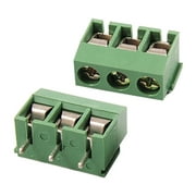 Unique Bargains 5 x 3 Pins PCB Screw Terminal Blocks 5.08mm Pitch 300V