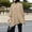 Beige, variant on Yuhangmm Womens Shirts Casual Women's Long Sleeve Button Down Abaya Casual Shirt for Women - - Everyday Wear Elegant Clothing Breathable Everyday Top Pink XXXXXL