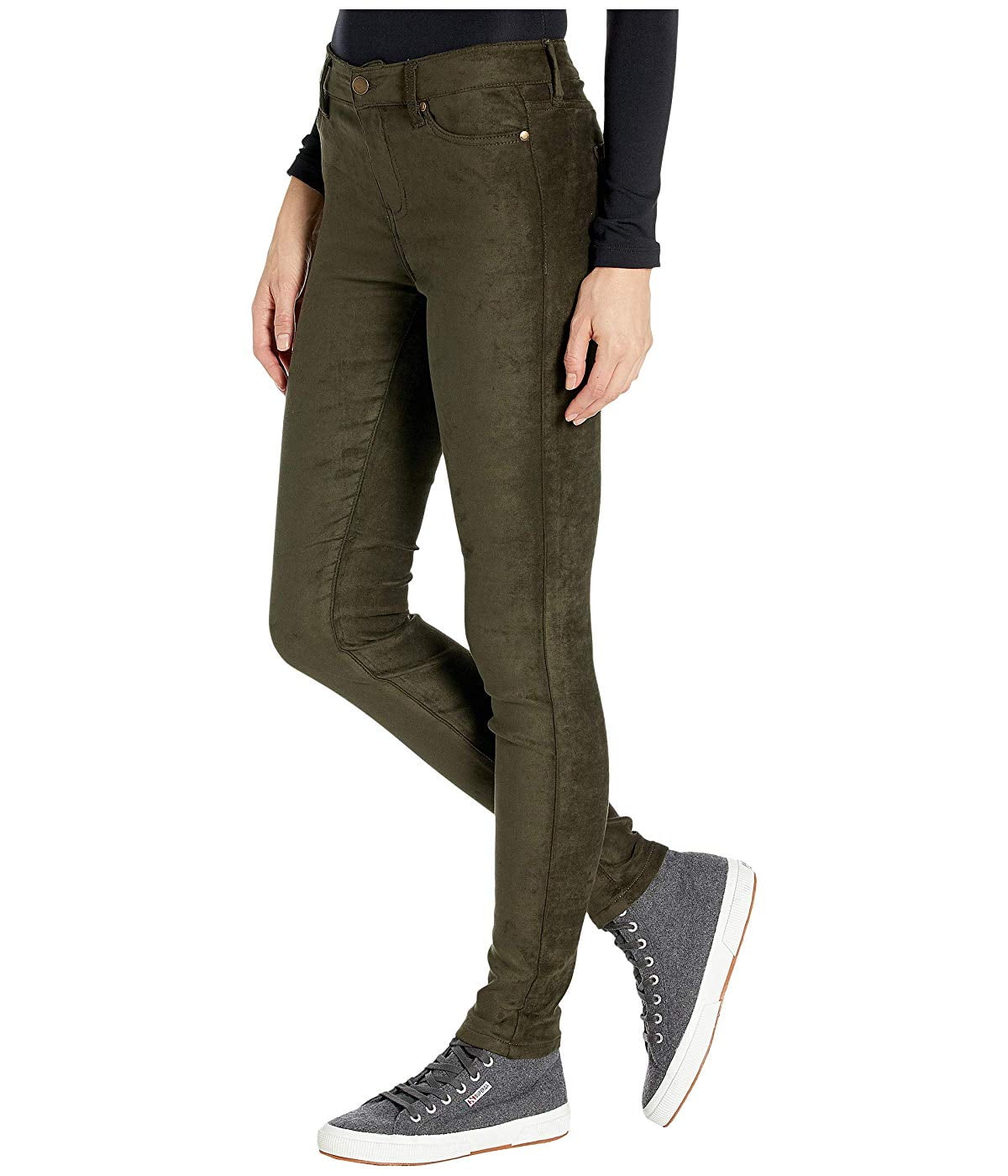 suede skinny jeans