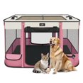 thumbnail image 1 of Pecera para Mascotas PAW BALLET Plegable, Impermeable, para Mascotas Pequeñas, Color Rosa, 1 of 7