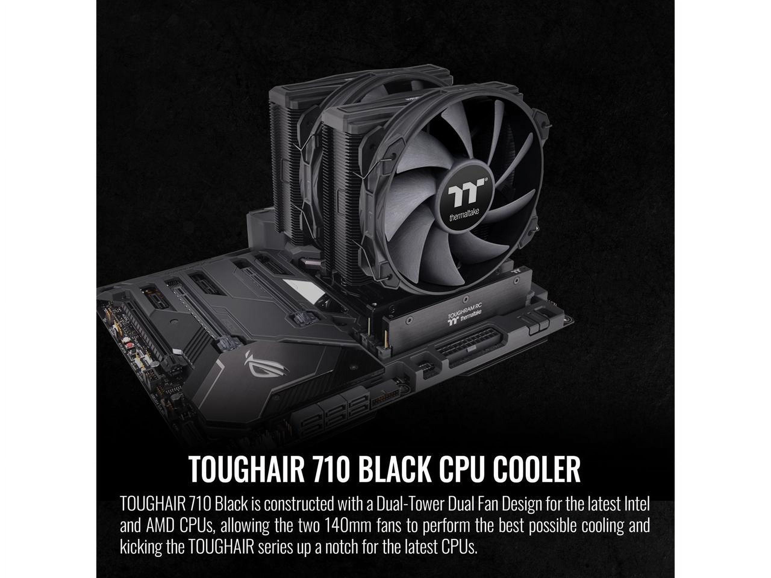 Thermaltake TOUGHAIR 710 Black CPU Cooler