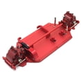 thumbnail image 1 of Placa inferior Bewildely de coche RC 1/14 Rojo Reemplazo para WLtoys 144010 144001 144002, 1 of 6