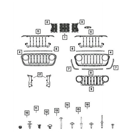 Genuine OE Mopar Close Out Panel, Right - 6QZ92RXFAB Fits select: 2018-2019 JEEP WRANGLER UNLIMITED