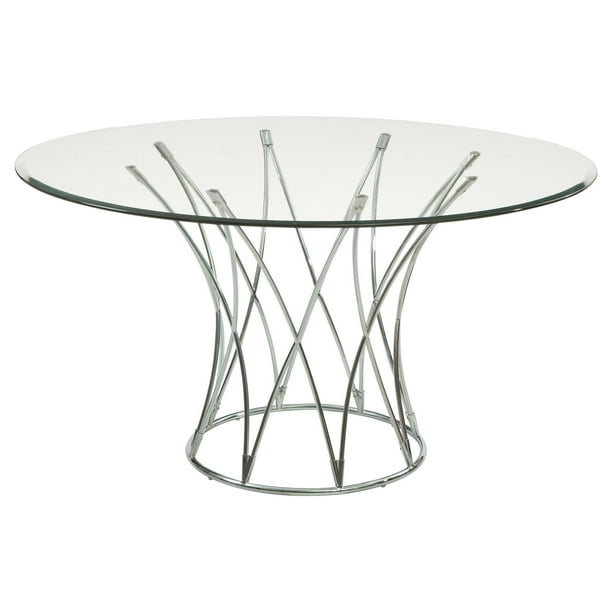Bassett Mirror Mercer Contemporary Round Dining Table Com Mercer Contemporary Round Dining Table, Mercer Dining Table