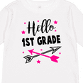 thumbnail image 4 of Inktastic Hello 1st Grade with Arrows and Stars Girls Long Sleeve Toddler T-Shirt, 4 of 5