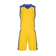 thumbnail image 1 of Odeerbi Niños Niñas Rápido Seco Uniforme de Baloncesto Conjunto V-Cuello Malla Tank Tops Pantalones Cortos Ropa Deportiva Atlética Para 3-15 Años, 1 of 5