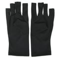 thumbnail image 1 of 1 par de guantes anti-UV con lámpara LED para curar uñas, protección UV, cuidado de la piel (negro), 1 of 14