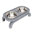 thumbnail image 2 of Dog Double Bowls, Easy  Raised Dog Bowl Prevent Slipping  For Dogs, 2 of 8