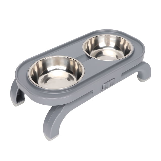 Suministros para mascotas, cuenco elevado para perros, cuenco para mascotas con altura ajustable, elegante y moderno