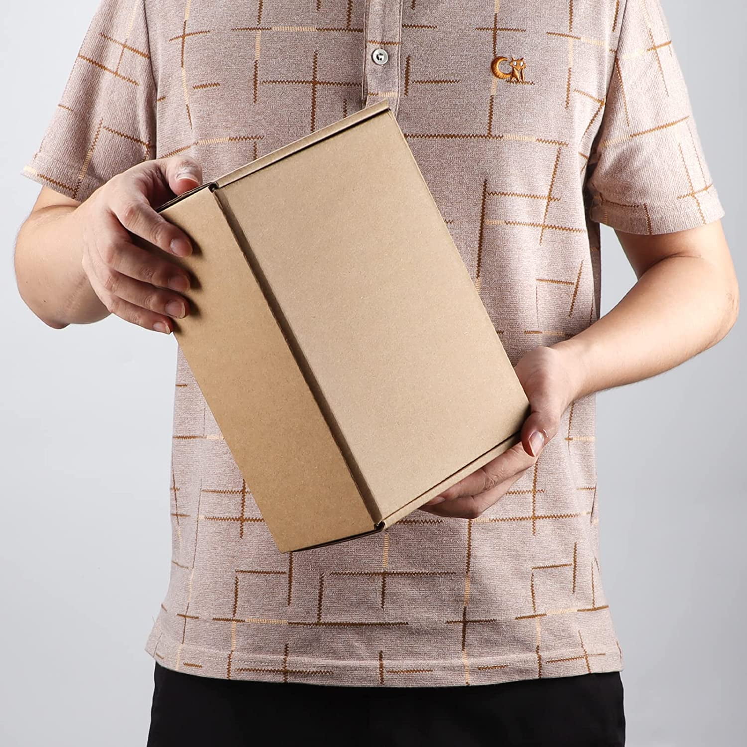 Calenzana 25 Pack 9x6x4 Shipping Boxes, Small Corrugated Cardboard Boxes for Mailing and Packing, Brown