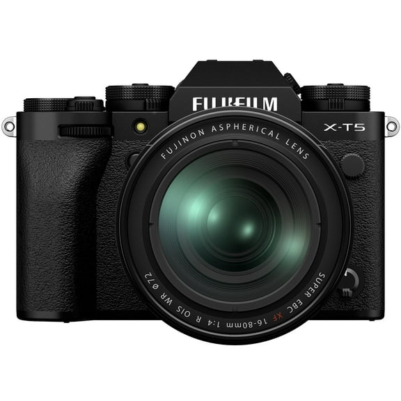 Fujifilm X-T5 Mirrorless Digital Camera with XF16-80mmF4 R OIS WR Lens Kit (Black)