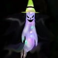 thumbnail image 2 of Choosebetter Halloween Ghost Windsocks with Witch Hat LED Light Hanging Decorations for Home Yard Decor, 2 of 2