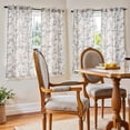 thumbnail image 2 of Cortina Jinchan Floral para Cocina en Lino 137x138 cm 2 Paneles, 2 of 9