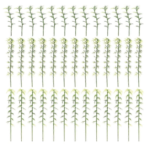 40pcs Fake Bamboo Artificial Bamboo Trees Faux Bamboo Trees Miniature Bamboo Trees