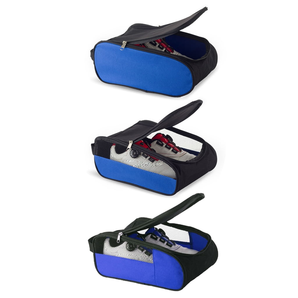 Oasiva Golf Shoe Bag Breathable Outdoor Travel Shoe Organizer Zippered Shoe Carrier Bag