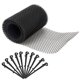 thumbnail image 2 of Outdoor Roof Garden Balcony Gutter Drenaje Protector Guard Reduce El tapón de desbordamiento Tapón de malla Cubierta de malla Filtro de filtro Neto 15CMX6M seitruly HA010709-01, 2 of 6