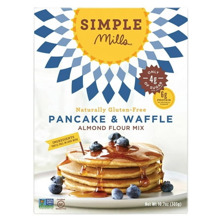 Simple Mills Almond Flour Pancake And Waffle Mix - pack of 6 - 10.7
