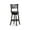1#Espresso, variant on Duosong Counter Height Slat Back Swivel Stool, Gray