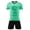 Green, variant on Odeerbi Toddler Kids Teen Boys Girls Mesh Soccer Training Uniform Set Gradient Short Sleeve T-Shirt Shorts Quick Dry Athletic Sets for 1-14 Years