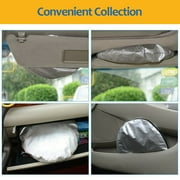Jumbo Car Windshield Sunshade,iClover Foldable Large Auto Windshields Blocks UV Rays Sun Visor Protector, Fits Almost Car,SUV,Pickup,Van,Truck(75x35.4)