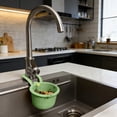 thumbnail image 5 of Panier d'Égouttage pour Évier de Cuisine, Séparation Sec-Humide, Bassin de Lavage pour Fruits et Légumes, Sans Perçage, Passoire Suspendue pour Évier, Filet de Filtration d'Eau de Piscine en 1 Pce, 5 of 5
