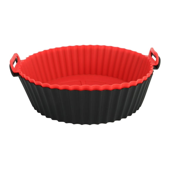 Revestimientos Caseros De La Cesta De La Freidora Del Silicón, Pote Fácil De Limpiar Del Silicón De La Freidora Para La Cocina