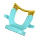 thumbnail image 3 of Portafregonas de pared con 2 ganchos - Organizador de plástico azul/verde para garaje y lavandería para escobas, herramientas, rastrillos, 3 of 6